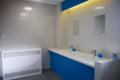 Gloss-finish-Blue-Washroom